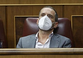 Borja Sémper, en la sesión del martes en el Congreso.