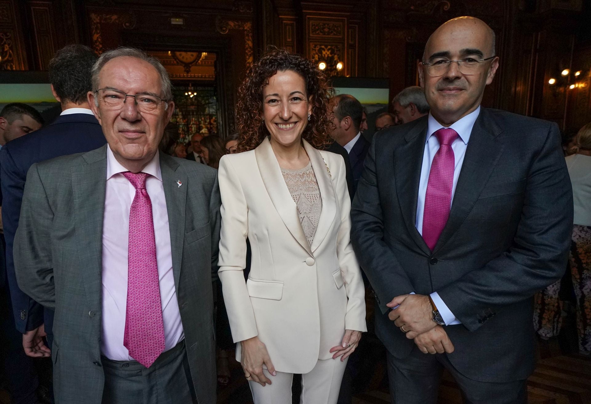 Javier Nebreda, Isabel Camarero y Eduardo Ruiz de Ruiz de Gordejuela,