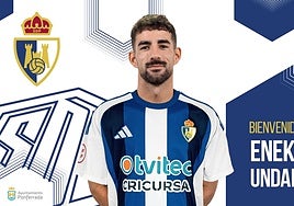 El bilbaíno Eneko Undabarrena refuerza a la Ponferradina, uno de los favoritos al ascenso en Primera Federación