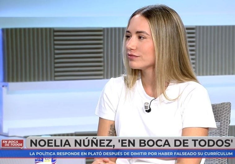 Noelia Núñez ficha por Mediaset tras dimitir por falsear su curriculum