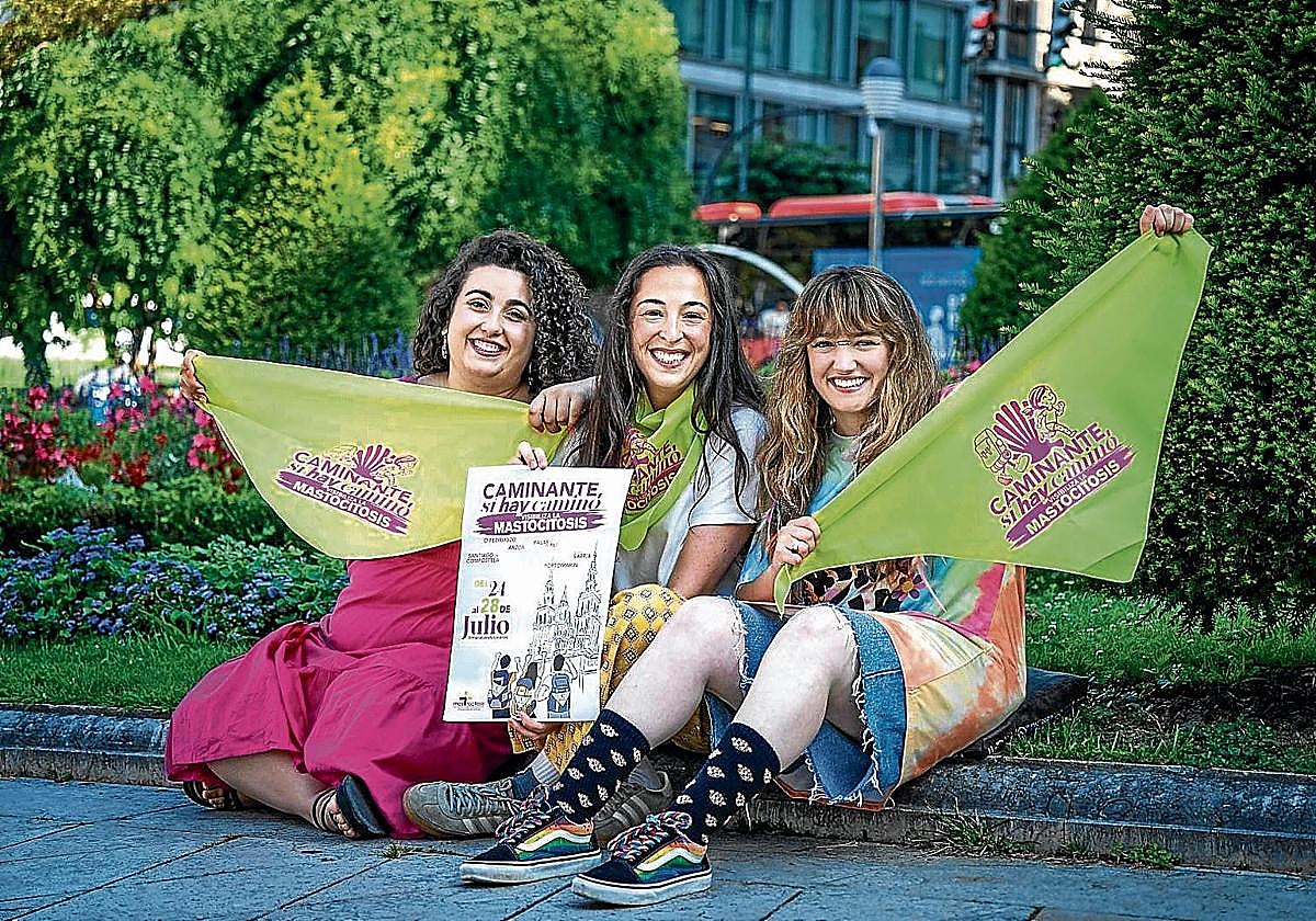 Maratón de lunares. Las jóvenes han iniciado una campaña solidaria para visibilizar la enfermedad y recaudar fondos.