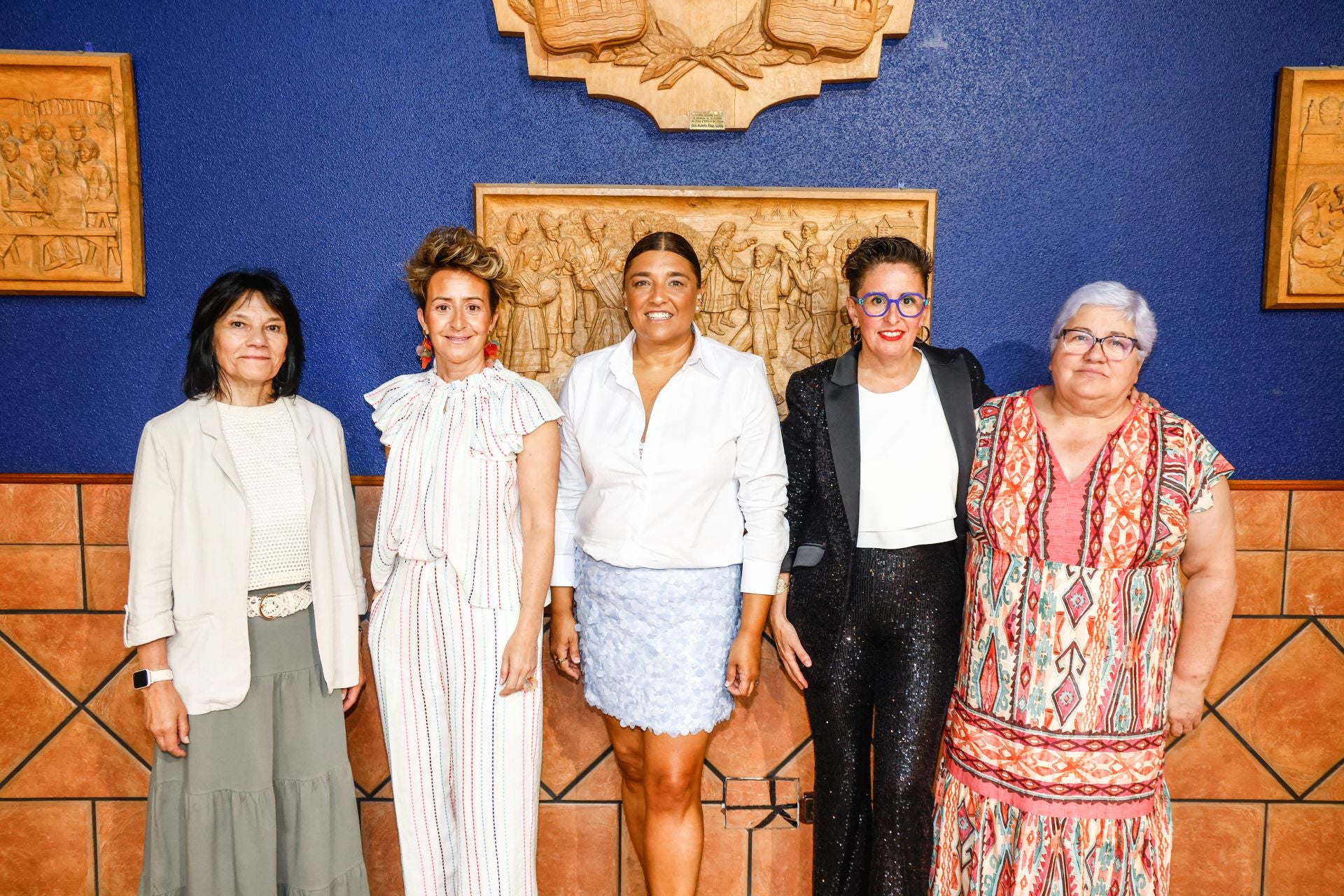 Fina Fernández, Estíbaliz Reboredo, Mónica Calvo, Mónica Diéguez e Isabel Prieto.