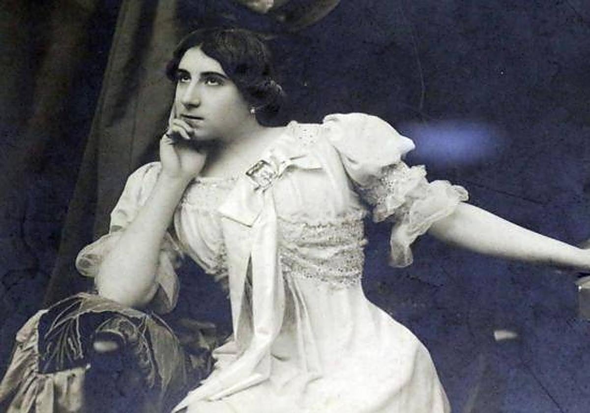 Retrato de Pilar de Valderrama, de la que no hay fotos con Machado.