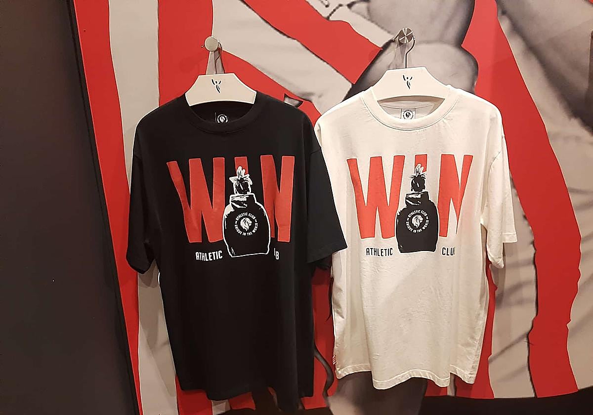 El Athletic ya vende las nuevas camisetas 'WIN' para celebrar la renovación de Nico por el Athletic