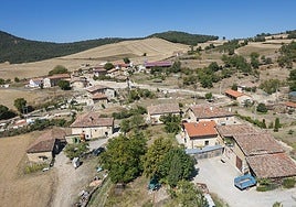 El pueblo alavés de Mioma.