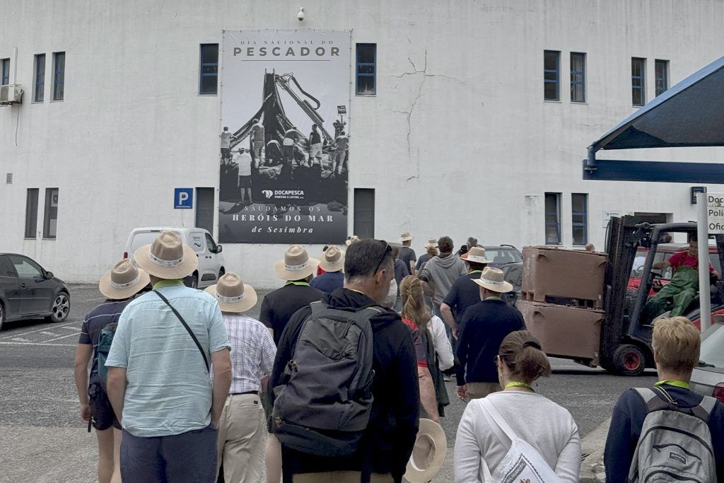 La delegación de Lea Artibai durante su visita Portugal.