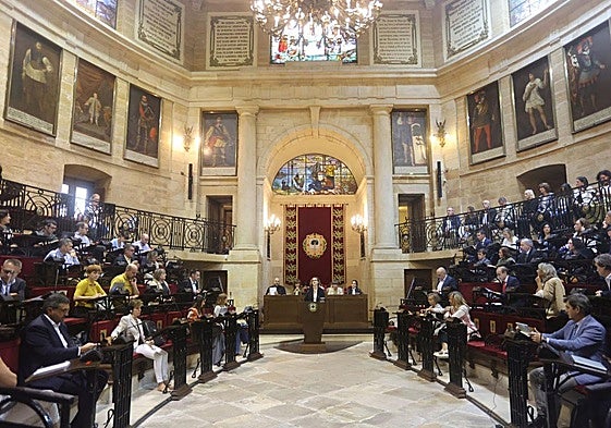 Imagen de archivo de las Juntas Generales de Bizkaia.