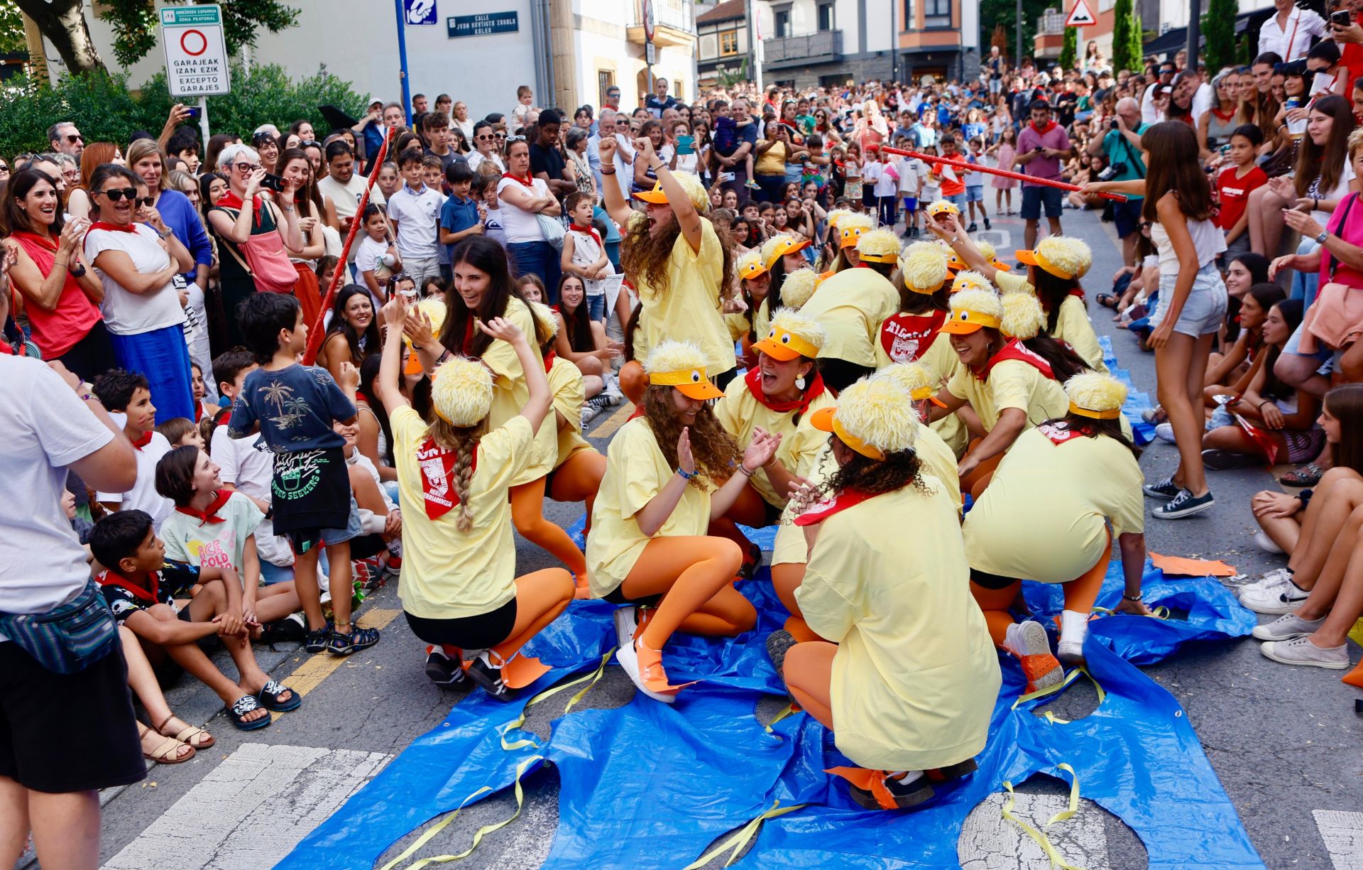 Así han empezado los &#039;Saninazios&#039; en Algorta