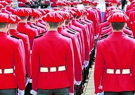 Imagen de un acto de graduación de ertzainas realizado en la academia de Arkaute.