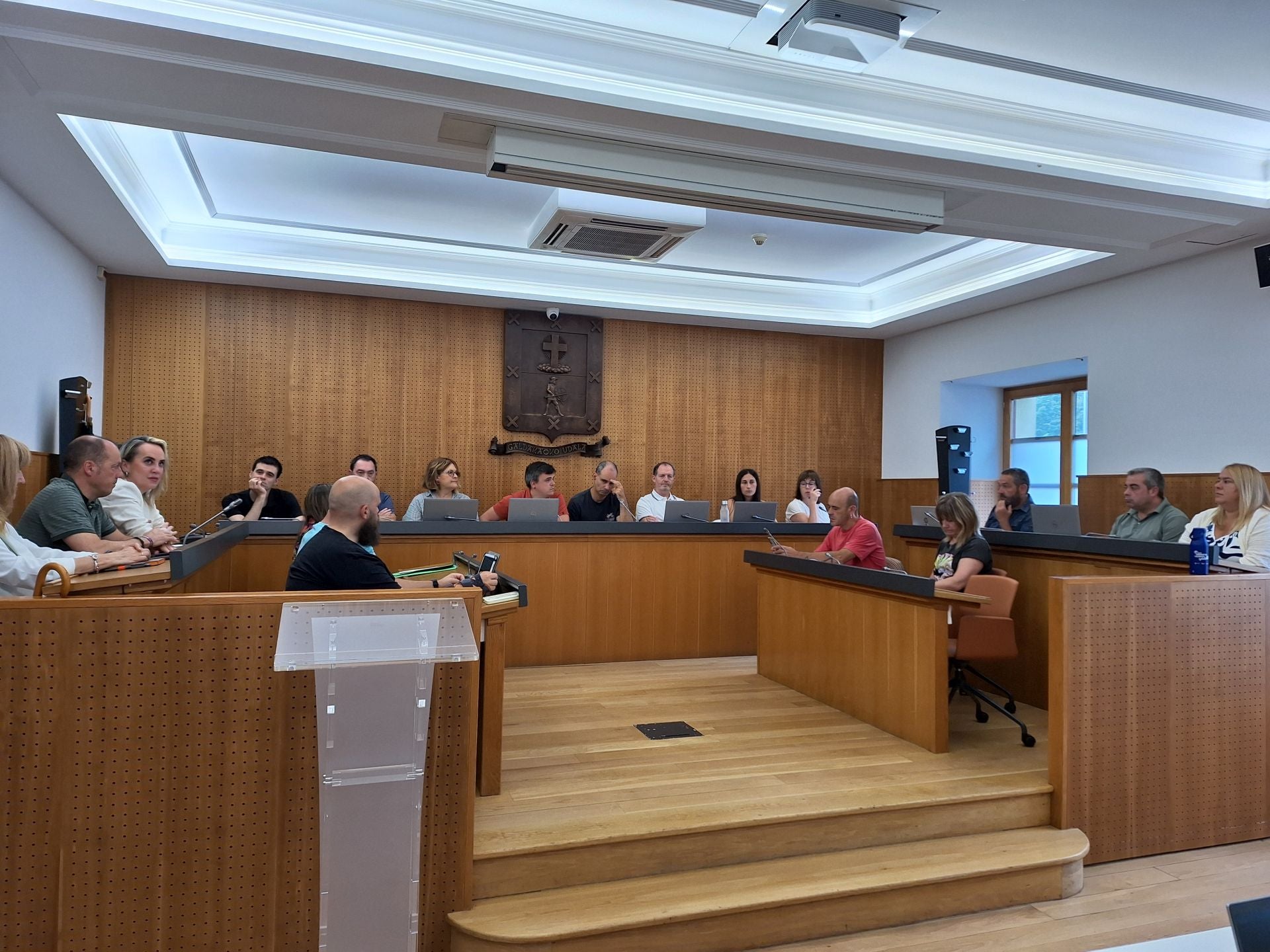 Pleno del mes de julio del Ayuntamiento de Galdakao.