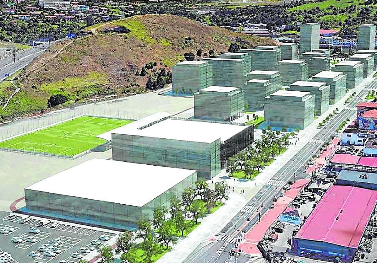 La promoción se levantará sobre un terreno de casi 250.000 metros cuadrados, junto el puente de Rontegi, con servicios y zonas verdes.