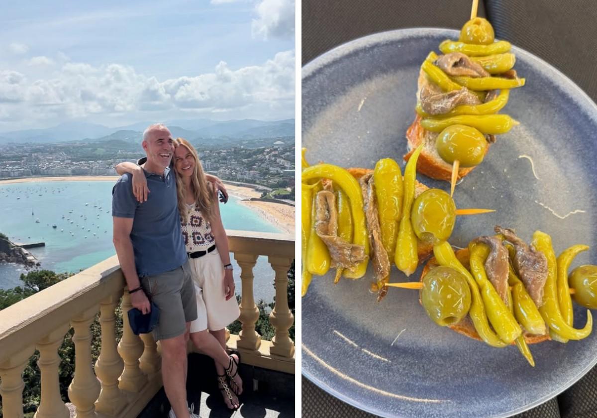 Gildas, playa y... chaparrón sorpresa: la pareja de famosos que ha elegido Euskadi para pasar sus vacaciones