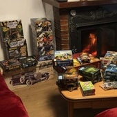 Numerosos juegos de escape en el salón de la casa rural.