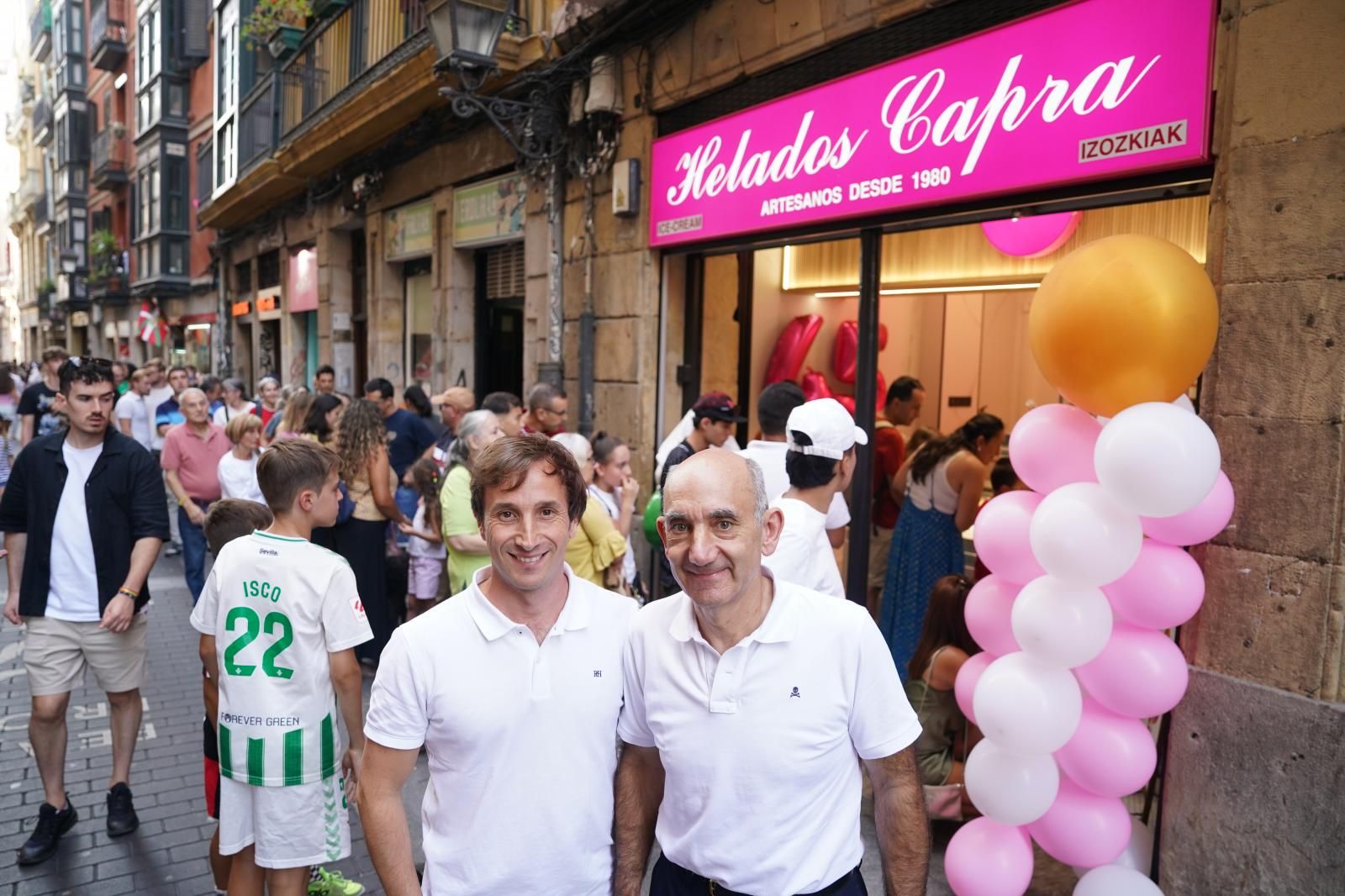 Gabriel Jauregui y Álvaro López, dueños de Helados Capra