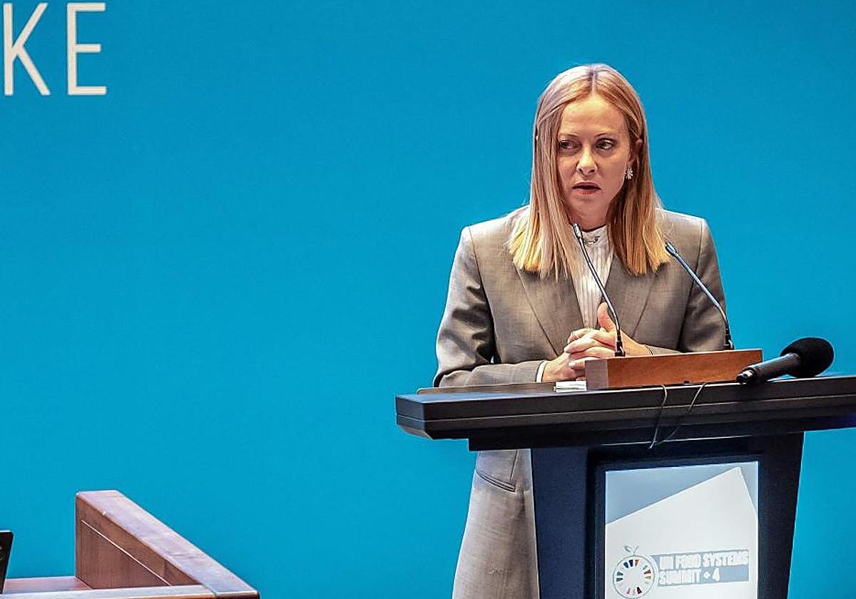 La primera Ministra italiana, Giorgia Meloni