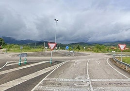 Zona aproximada de la carretera CL-629, que une Balmaseda y Las Merindades, donde se ha producido el accidente.