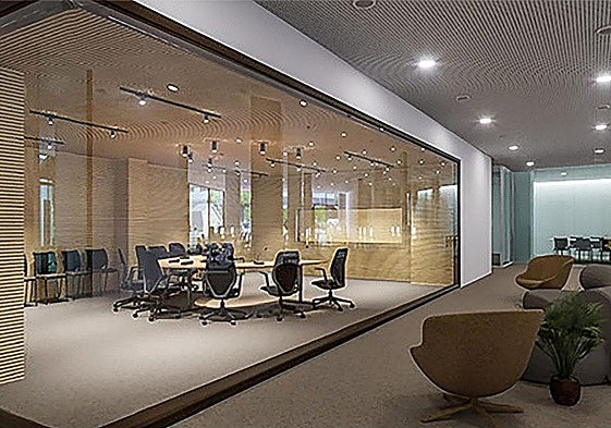 Recreación de la sede de EITB en Vitoria.