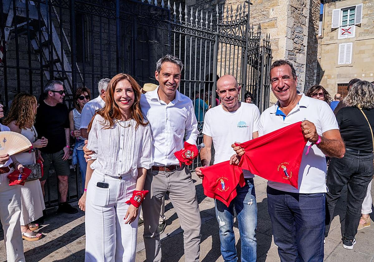 Jimena Ruiz de Landa, Aritz Urcola, Axier Urresti y Jon Urresti.