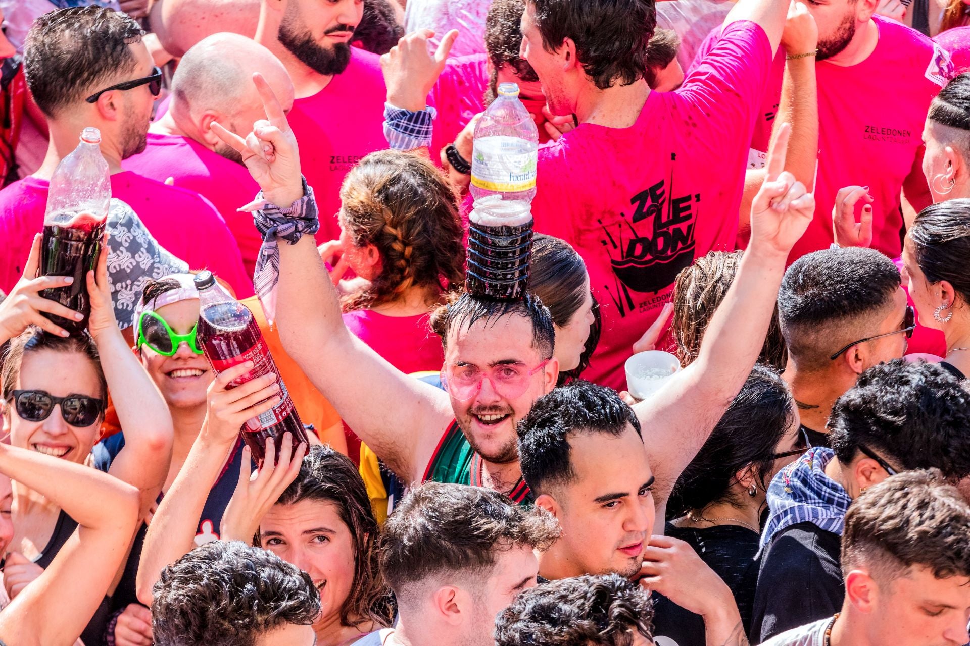 La bajada de Celedón en imágenes