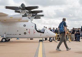 Modelo de avión de la empresa Vertical Aerospace.