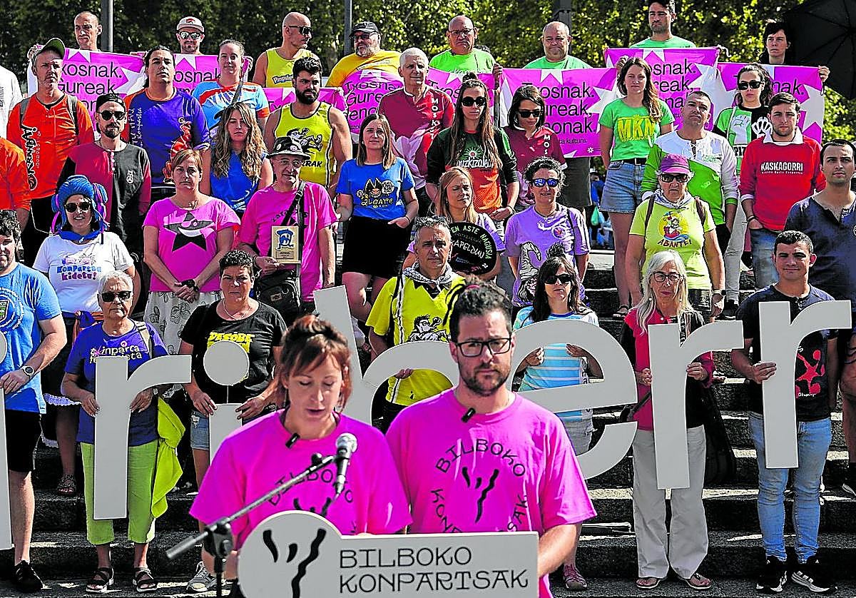 Bilboko Konpartsak presentó hoy su programa de actividades para Aste Nagusia.