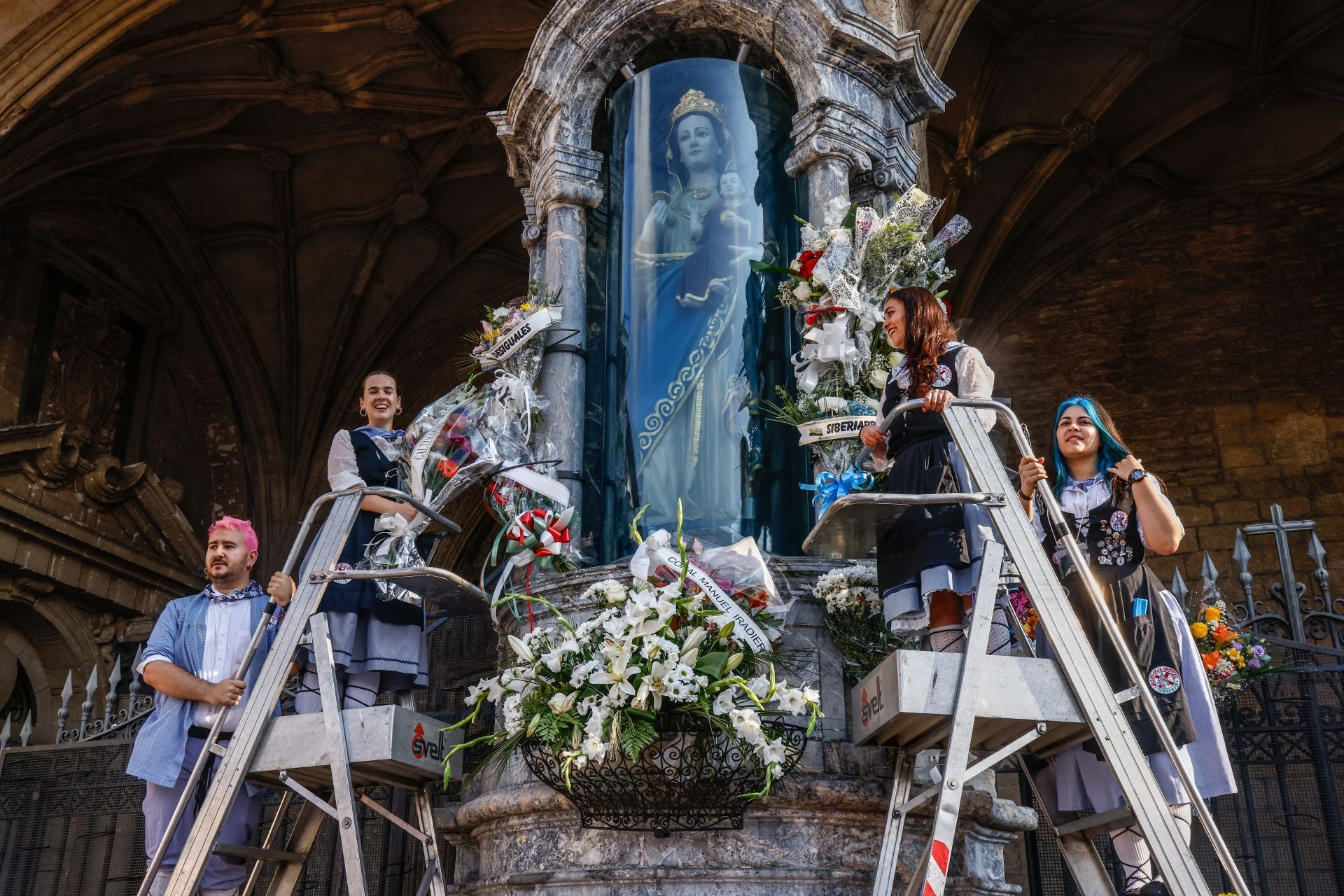 La segunda jornada de fiestas de Vitoria, en imágenes