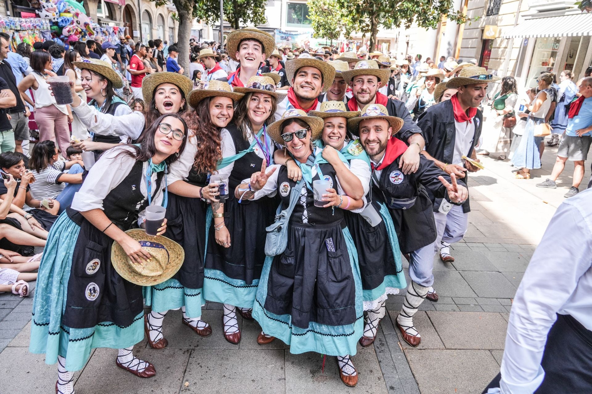 La segunda jornada de fiestas de Vitoria, en imágenes