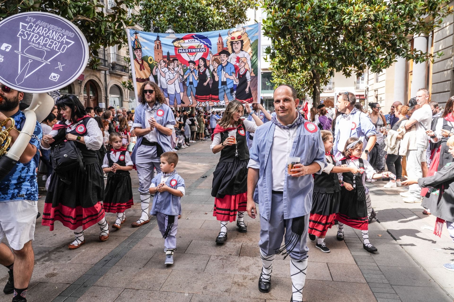 La segunda jornada de fiestas de Vitoria, en imágenes