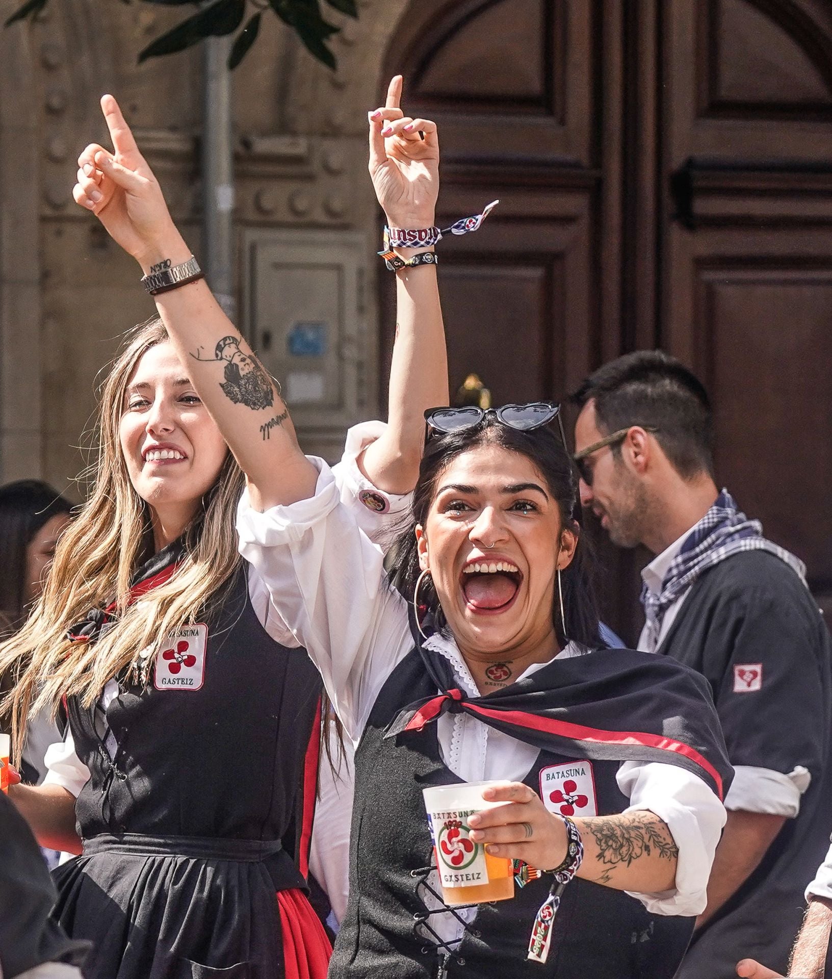 La segunda jornada de fiestas de Vitoria, en imágenes