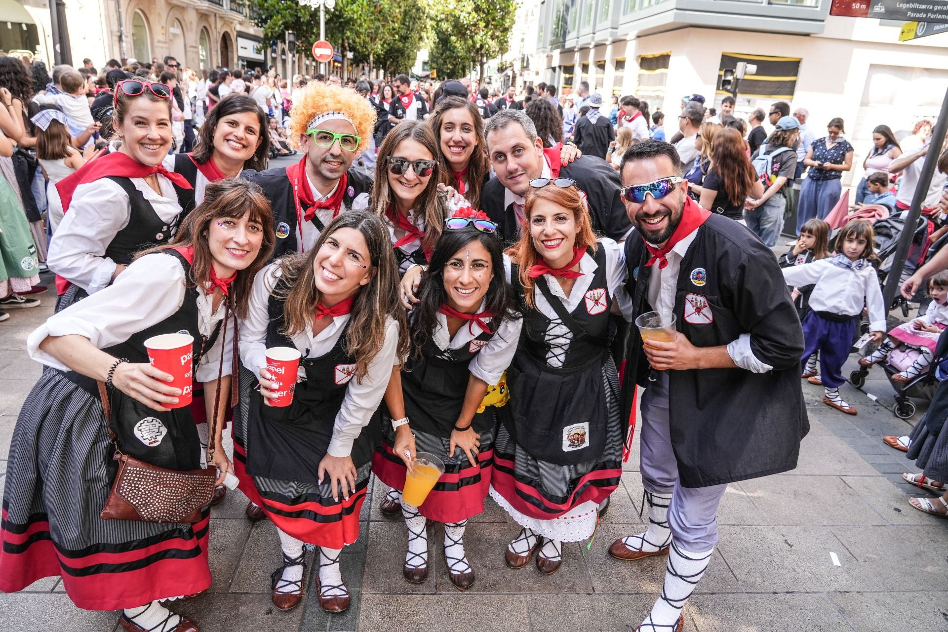 La segunda jornada de fiestas de Vitoria, en imágenes