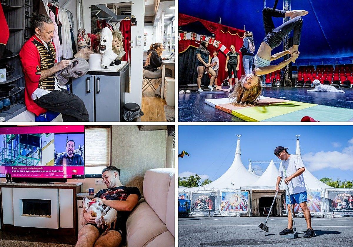 Bajo las máscaras del circo