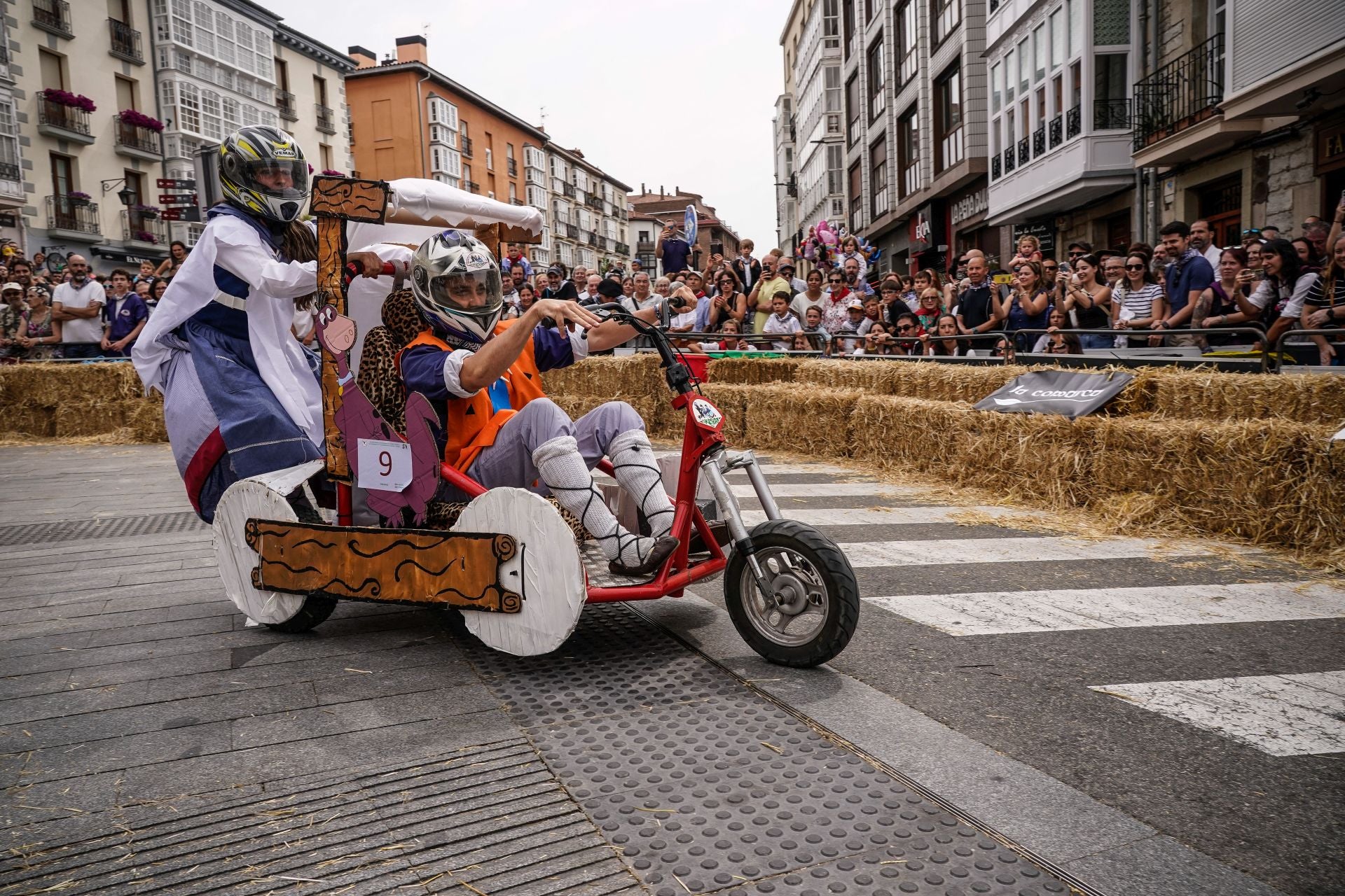 Las imágenes de la carrera de goitiberas en Vitoria