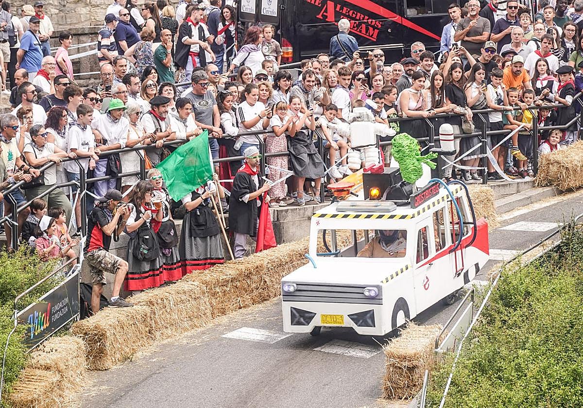 Las imágenes de la carrera de goitiberas en Vitoria