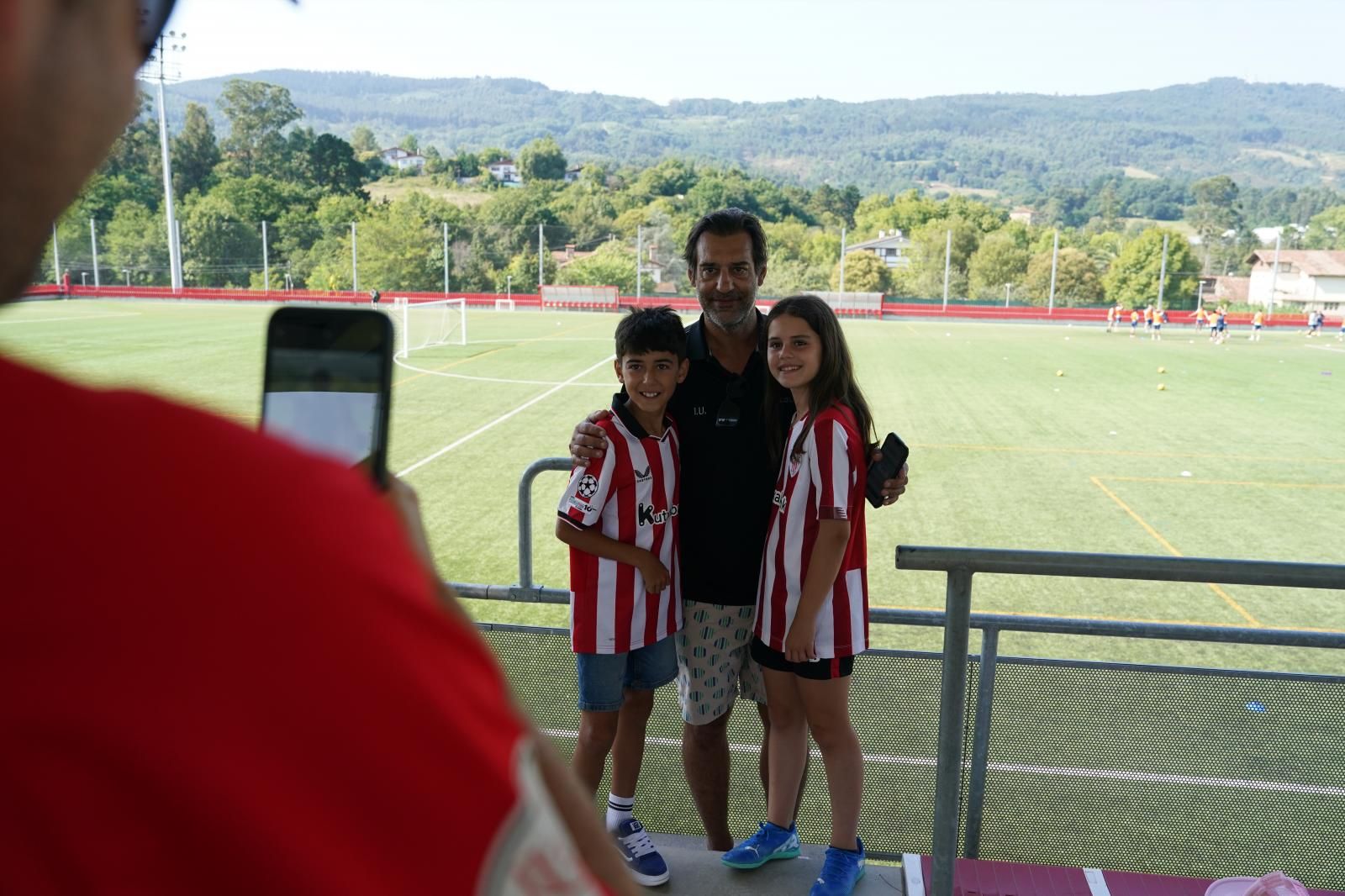 Las imágenes de la afición en Lezama