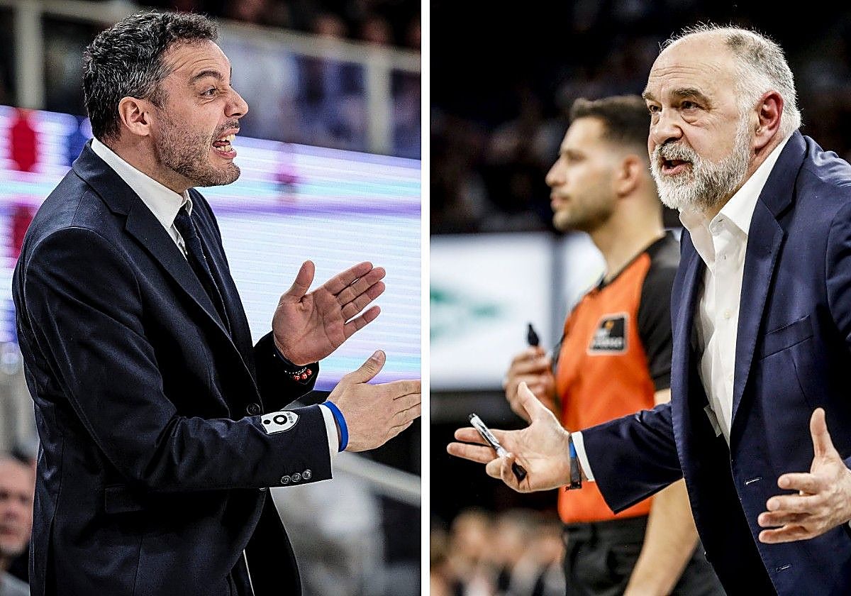 Paolo Galbiati y Pablo Laso.