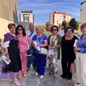 Manoli de Inés, Milagros Díez, José Gálvez, Ana Martín, Eduardo Sáinz, Sara Marcos, Rosa Álvarez y Mariluz Sánchez.