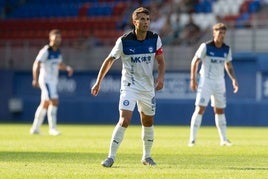 Guevara, durante el partido ante el Eibar.