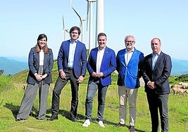 Irantzu Allende, Kerman Gabiola, Mikel Jauregi, Julio Castro y Mikel Amundarain.