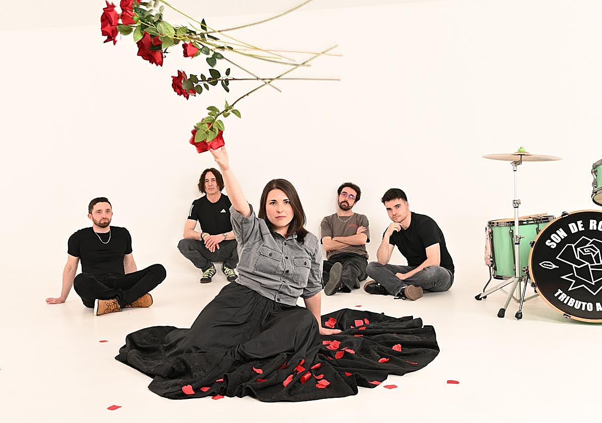 El grupo de tributo Son de Rosas actúa esta noche en la plaza de la Provincia.