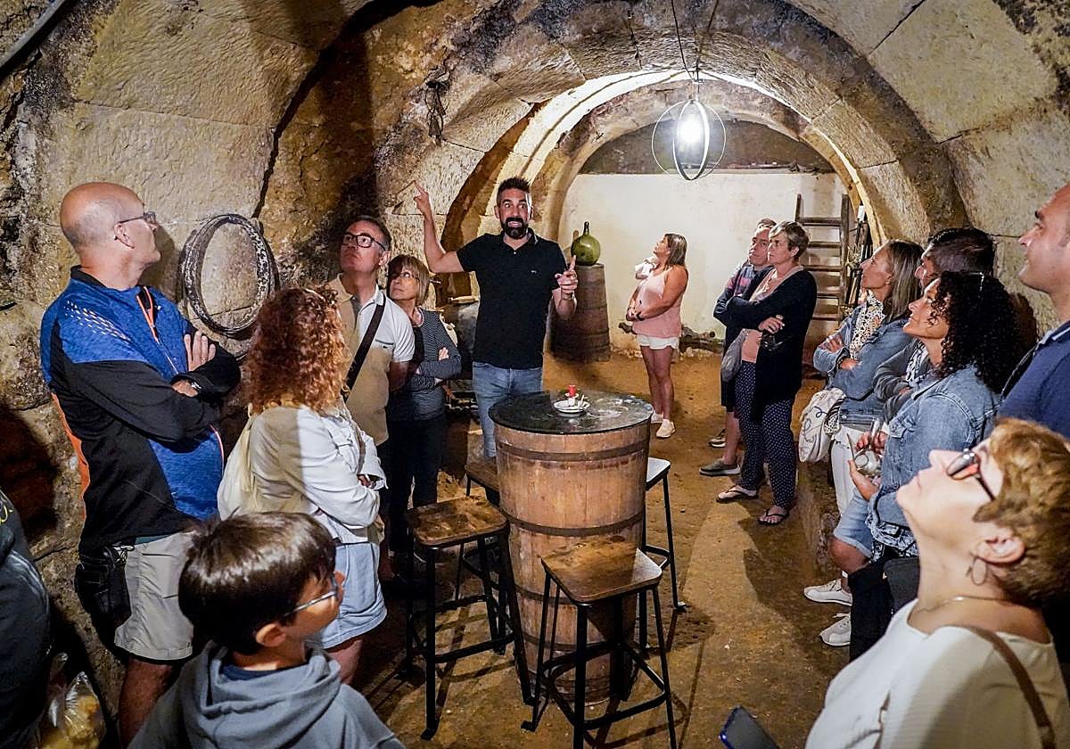 Visita a una bodeja en Laguardia.