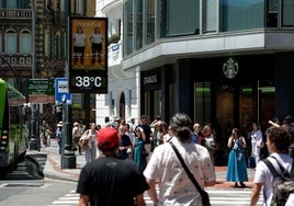 Calor en Bilbao.