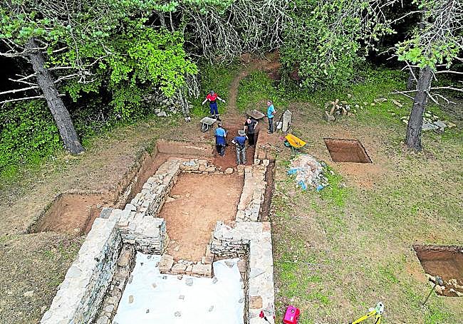 Trabajos en la zona de La Leze, en el municipio de Asparrena.