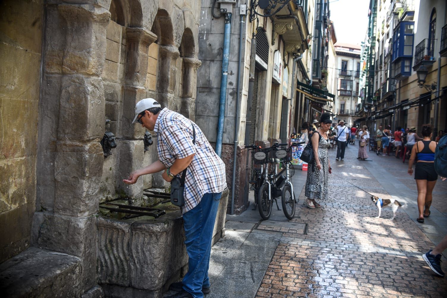 Bilbao con más de 40 grados al sol
