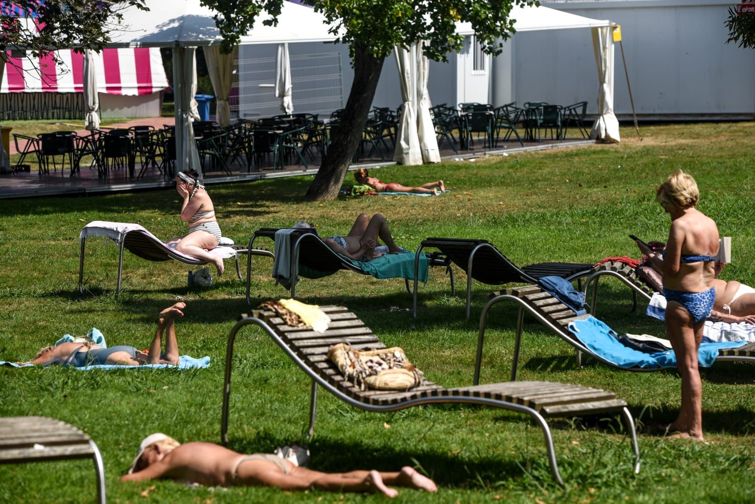 Bilbao con más de 40 grados al sol