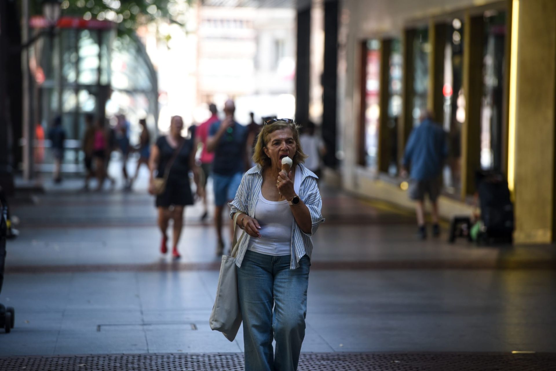 Bilbao con más de 40 grados al sol