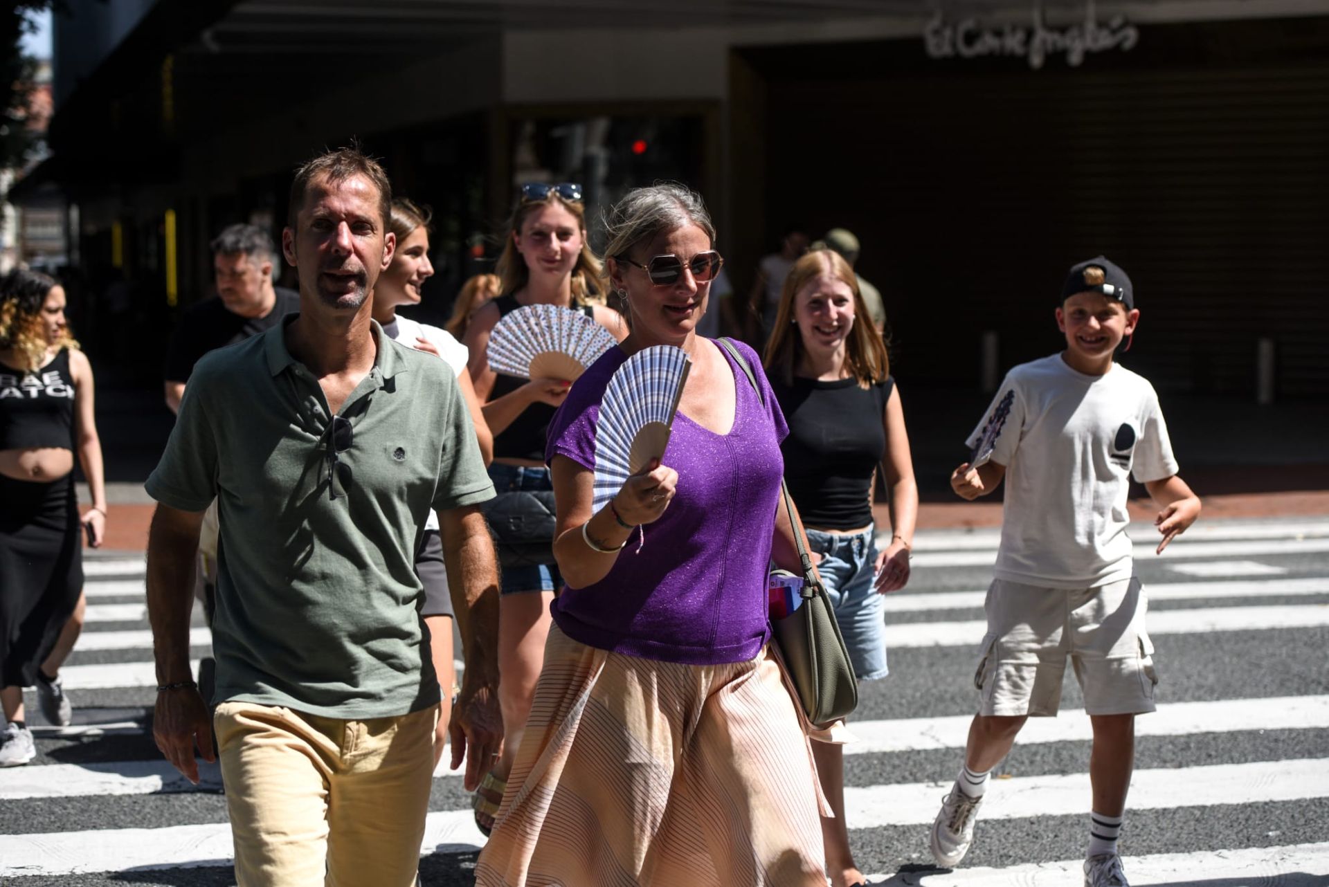 Bilbao con más de 40 grados al sol