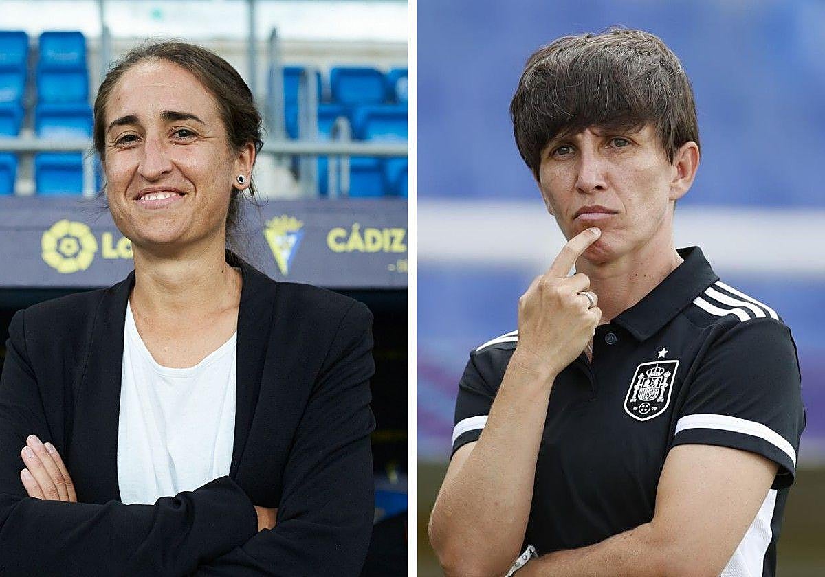 Iraia Iturregi y Sonia Bermúdez.