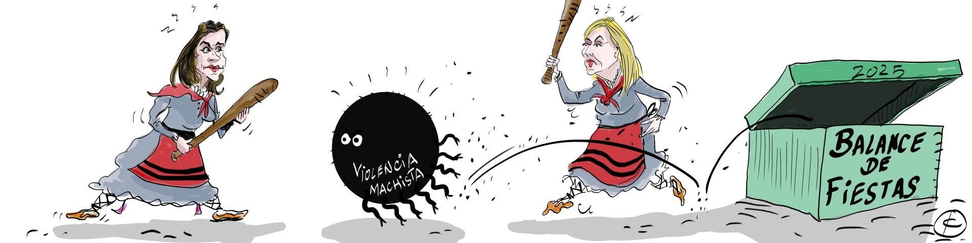 La tira de Cerrajería y el balance de las fiestas de Vitoria