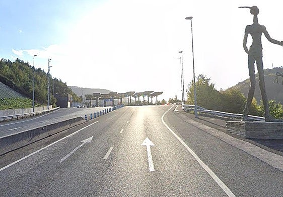 Peaje de la AP-8 en la salida de Balmaseda.