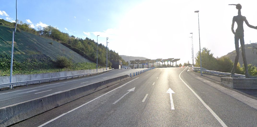 Peaje de la AP-8 en la salida de Balmaseda.